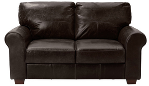 Salisbury Leather 2 Seater Sofa - Chocolate 13336348