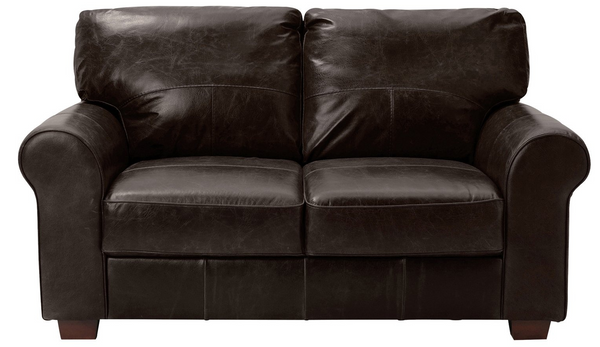 Salisbury Leather 2 Seater Sofa - Chocolate 13336348