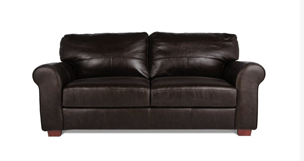 Salisbury Leather 3 Seater Sofa - Chocolate 13553516