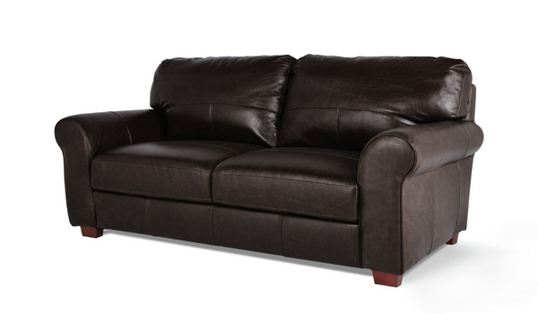 Salisbury Leather 3 Seater Sofa - Chocolate 13553516