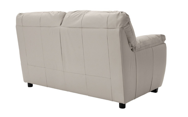 Milano Leather 2 Seater Sofa - Grey 16067054