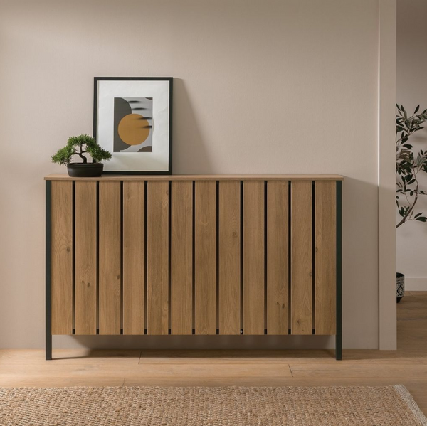 Loft Living Large Radiator Cover - Oak 14373939