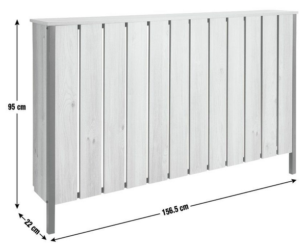 Loft Living Large Radiator Cover - Oak 14373939