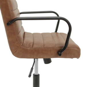 Habitat Alvar Faux Leather Office Chair - Tan 14355146