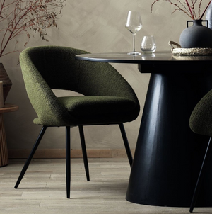 Habitat Hermione Boucle Chair - Green 11188251