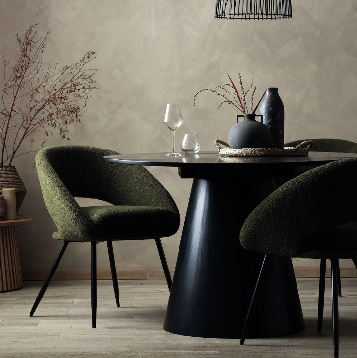 Habitat Hermione Boucle Chair - Green 11188251