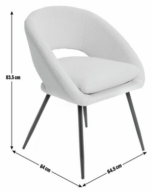 Habitat Hermione Boucle Chair - Green 11188251