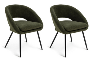 Habitat Hermione Boucle Chair - Green 11188251