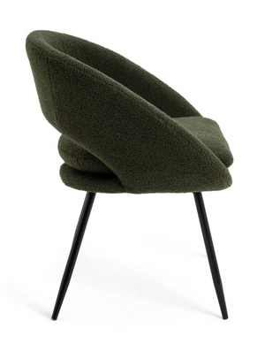 Habitat Hermione Boucle Chair - Green 11188251