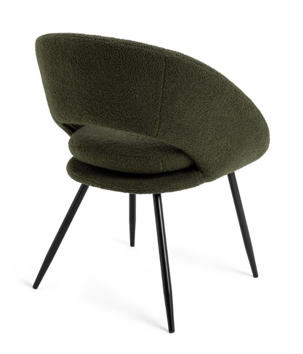 Habitat Hermione Boucle Chair - Green 11188251