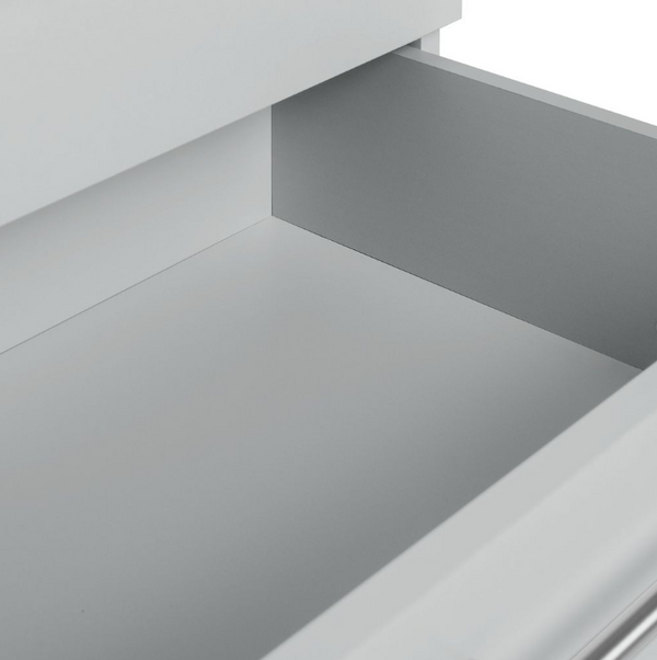 Brisbane 2 Door 3 Drawer Mirror Wardrobe Grey 15822805