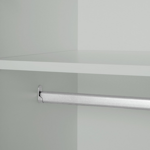 Brisbane 2 Door 3 Drawer Mirror Wardrobe Grey 15822805