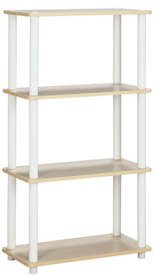 Verona Bookcase - Light Wood Effect 18476351