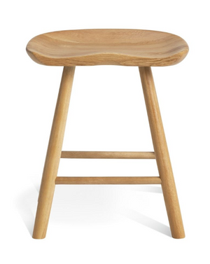 Habitat Barnwell Oak Short Stool - Natural 14588195