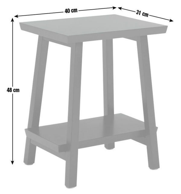 Habitat Kyoto Side Table - Black 12061690