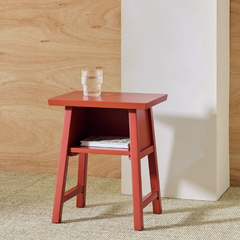 Habitat Kyoto Bedside Table - Red 17270967