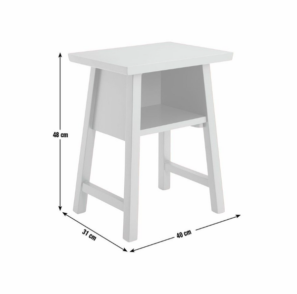 Habitat Kyoto Bedside Table - Red 17270967