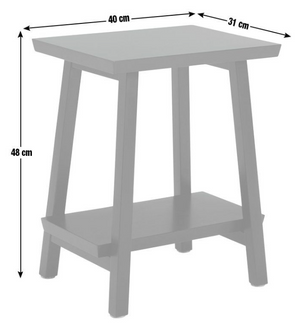 Habitat Kyoto Side Table - Cinnamon 13119118