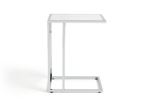 Boutique C Shaped Table - Marble Effect 13087350