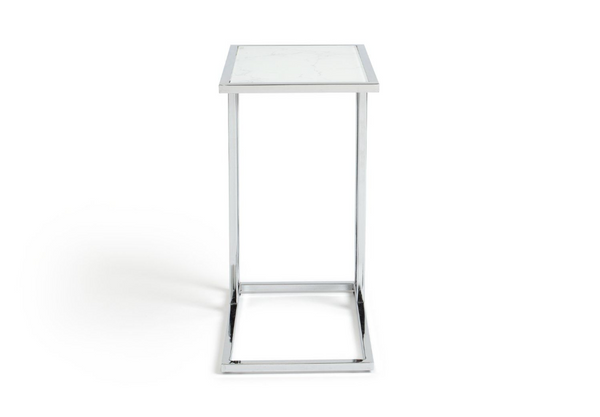 Boutique C Shaped Table - Marble Effect 13087350