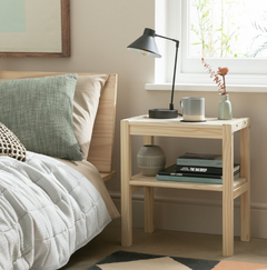 Karee Bedside Table - Pine 17145786