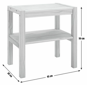 Karee Bedside Table - Pine 17145786