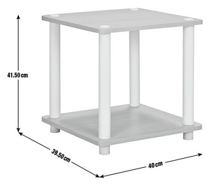New Verona Side Table - Light Wood Effect 18506324