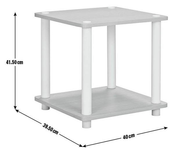 New Verona Side Table - Light Wood Effect 18506324