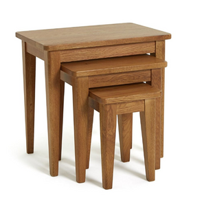Nest of 3 Tables - Dark Wood 13209042