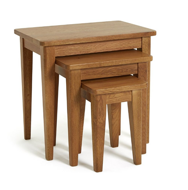 Nest of 3 Tables - Dark Wood 13209042