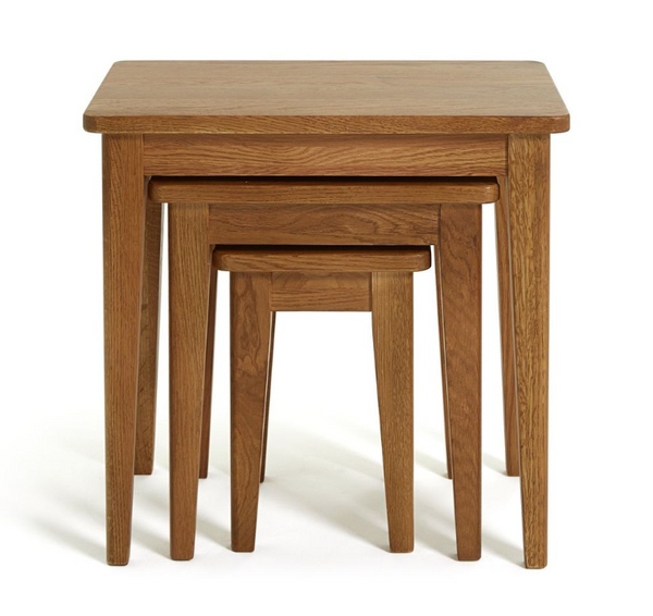Nest of 3 Tables - Dark Wood 13209042