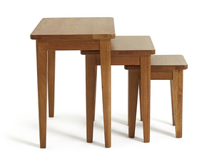 Nest of 3 Tables - Dark Wood 13209042