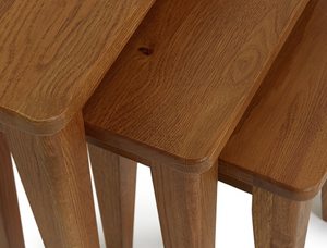 Nest of 3 Tables - Dark Wood 13209042