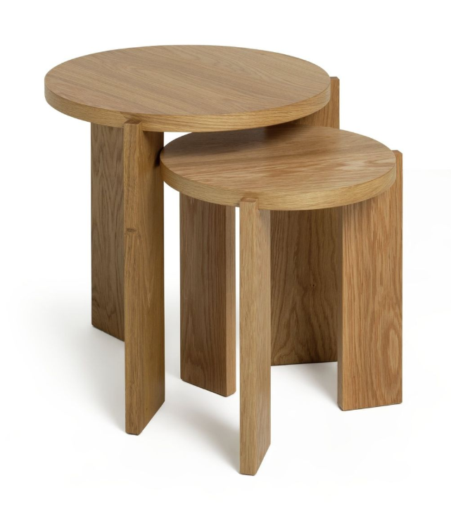 Habitat Xylo Nest of 2 Tables - Natural 12001760