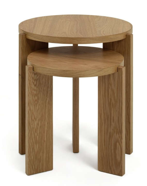 Habitat Xylo Nest of 2 Tables - Natural 12001760