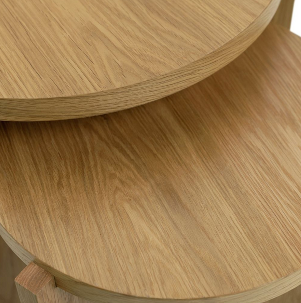 Habitat Xylo Nest of 2 Tables - Natural 12001760