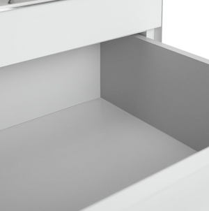 Brisbane 3 Door 3 Drawer Wardrobe - White 15822331