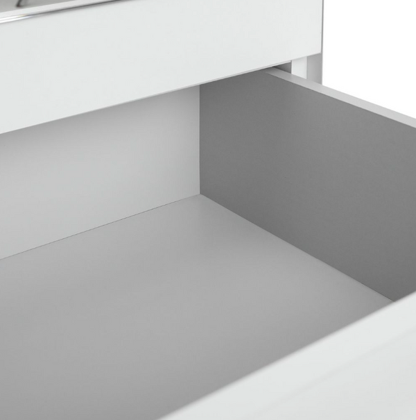 Brisbane 3 Door 3 Drawer Wardrobe - White 15822331