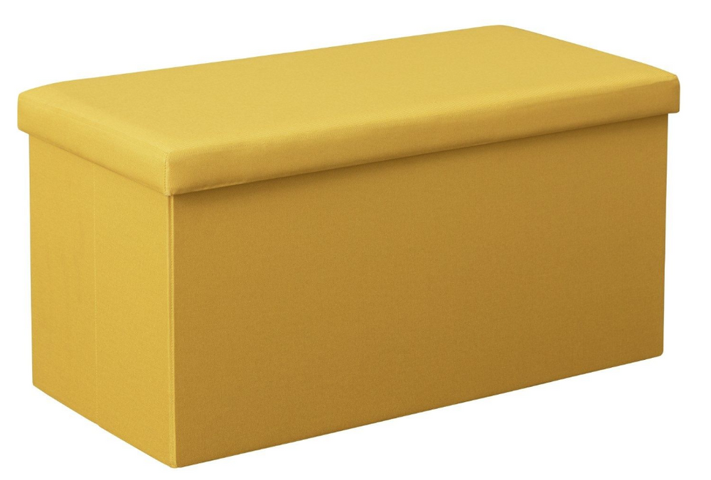 Medium Fabric Ottoman - Mustard 15027703