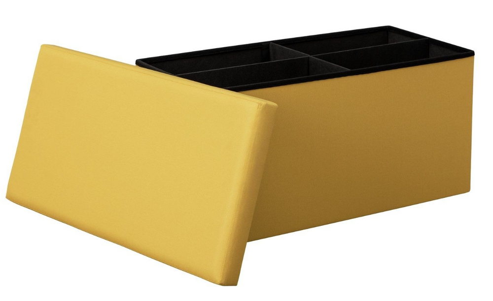 Medium Fabric Ottoman - Mustard 15027703