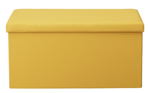 Medium Fabric Ottoman - Mustard 15027703