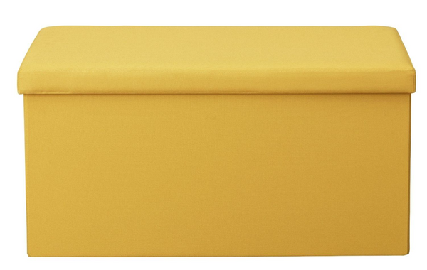 Medium Fabric Ottoman - Mustard 15027703