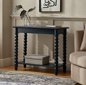 Habitat Blaire Bobbin Console Table - Navy 17146125