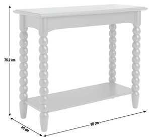 Habitat Blaire Bobbin Console Table - Navy 17146125
