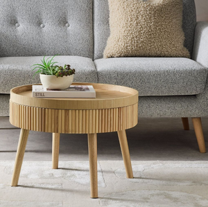 Habitat Adeline Round Coffee Table - Cream 14373843