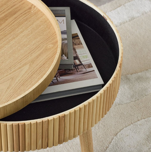 Habitat Adeline Round Coffee Table - Cream 14373843