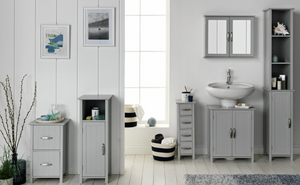 Tongue & Groove Single Storage Unit - Grey 14038126
