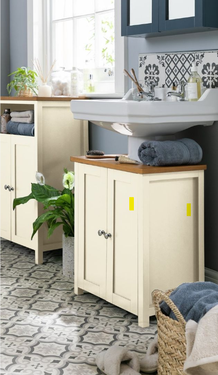 Livingston Under Sink Unit - Cream 14461975