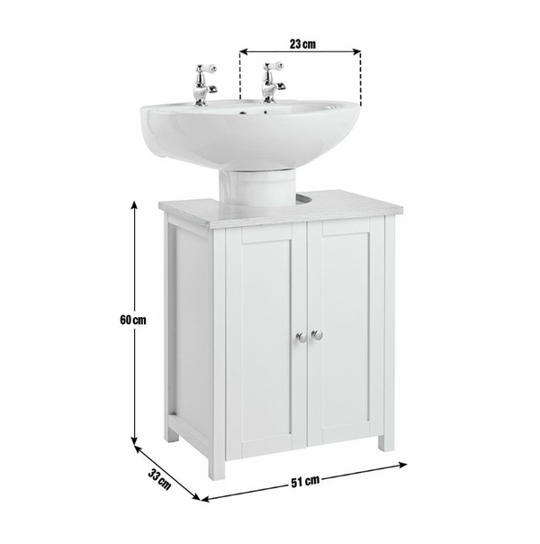 Livingston Under Sink Unit - Cream 14461975