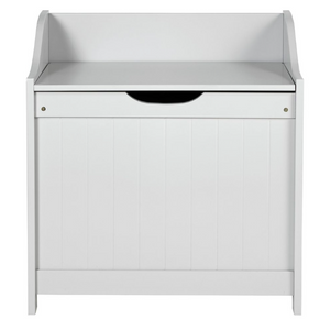 60 Litre Monks Bench Style Laundry Box - Grey 17286573